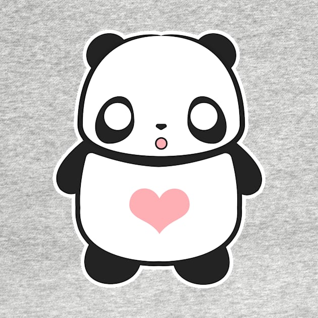 'Very Kawaii Panda Cartoon' Cute Panda Gift by ourwackyhome